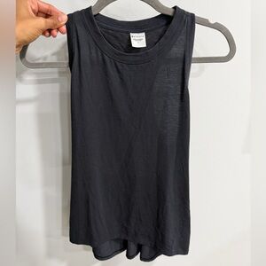 Athleta Black Racerback Scoop Neck Tank